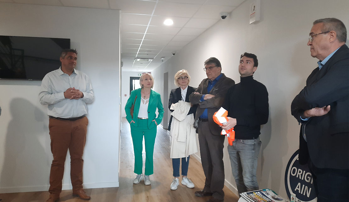 Visite des administrateurs sur le parc d’activités Cadran